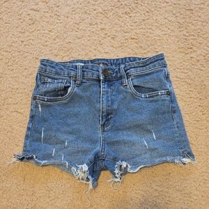 Denim Distressed Women Shorts